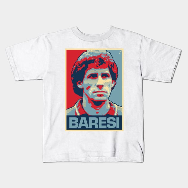 Baresi Kids T-Shirt by DAFTFISH